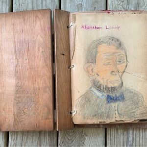 Vintage Wooden Scrapbook